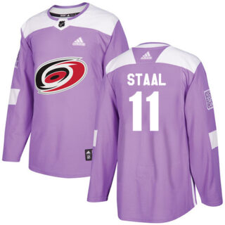 Youth Carolina Hurricanes #11 Jordan Staal Purple Authentic Fights Cancer Stitched NHL Jersey