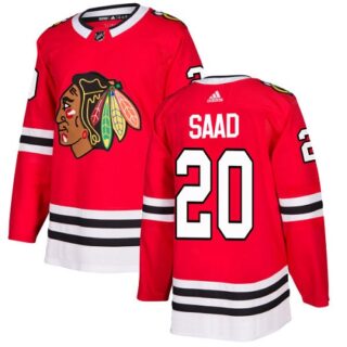 Youth Chicago Blackhawks #20 Brandon Saad Red Home Authentic Stitched NHL Jersey