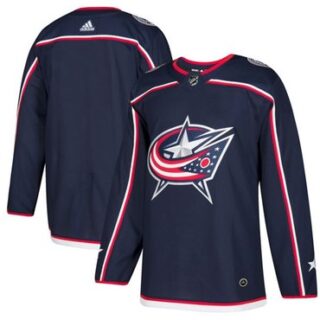 Youth Columbus Blue Jackets Blank Navy Blue Home Authentic Stitched NHL Jersey