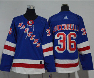 Youth Detroit Rangers #36 Mats Zuccarello Blue Jersey