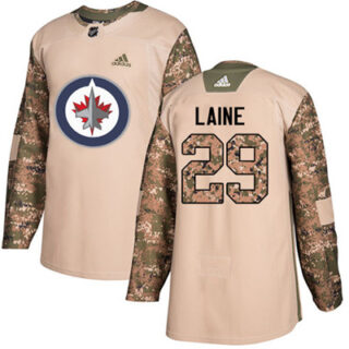 Youth Winnipeg Jets #29 Patrik Laine Camo Authentic 2017 Veterans Day Stitched NHL Jersey