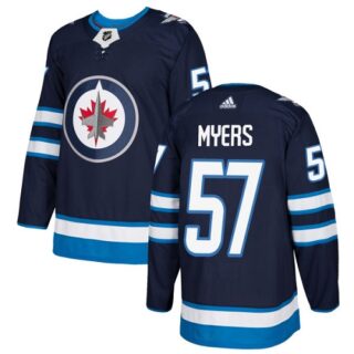 Youth Winnipeg Jets #57 Tyler Myers Navy Blue Home Authentic Stitched NHL Jersey