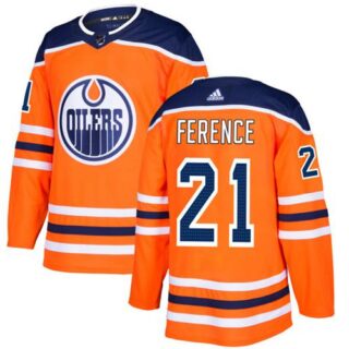 Youth Edmonton Oilers #21 Andrew Ference Orange Home Authentic Stitched NHL Jersey