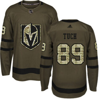 Youth Vegas Golden Knights #89 Alex Tuch Green Salute to Service Stitched NHL Jersey