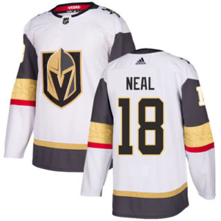 Youth Vegas Golden Knights #18 James Neal White Road Authentic Stitched NHL Jersey