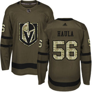 Youth Vegas Golden Knights #56 Erik Haula Green Salute to Service Stitched NHL Jersey