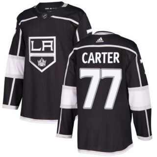 Youth Los Angeles Kings #77 Jeff Carter Black Home Authentic Stitched NHL Jersey