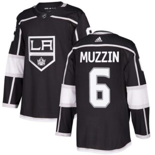 Youth Los Angeles Kings #6 Jake Muzzin Black Home Authentic Stitched NHL Jersey