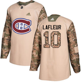 Youth Montreal Canadiens #10 Guy Lafleur Camo Authentic 2017 Veterans Day Stitched NHL Jersey