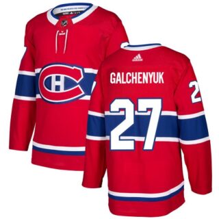 Youth Montreal Canadiens #27 Alex Galchenyuk Red Home Authentic Stitched NHL Jersey