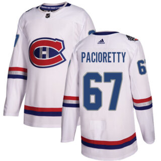 Youth Montreal Canadiens #67 Max Pacioretty White Authentic 2017 100 Classic Stitched NHL Jersey