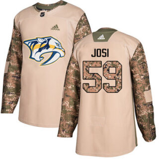 Youth Nashville Predators #59 Roman Josi Camo Authentic 2017 Veterans Day Stitched NHL Jersey