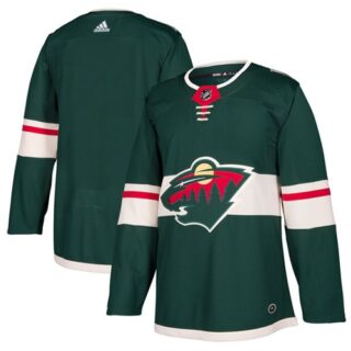 Youth Minnesota Wild Blank Green Home Authentic Stitched NHL Jersey