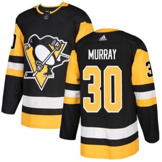 Youth Pittsburgh Penguins #30 Matt Murray Black Home Authentic Stitched NHL Jersey
