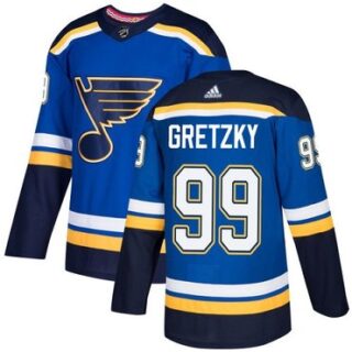 Youth St. Louis Blues #99 Wayne Gretzky Blue Home Authentic Stitched NHL Jersey