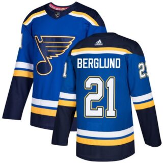 Youth St. Louis Blues #21 Patrik Berglund Blue Home Authentic Stitched NHL Jersey