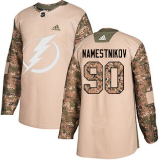 Youth Tampa Bay Lightning #90 Vladislav Namestnikov Camo Authentic 2017 Veterans Day Stitched NHL Jersey