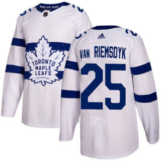 Youth Toronto Maple Leafs #25 James Van Riemsdyk White Authentic 2018 Stadium Series Stitched NHL Jersey