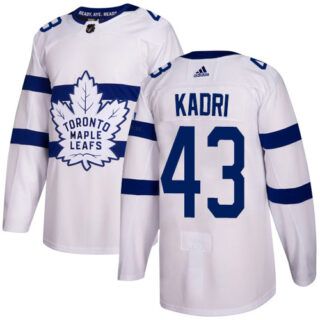 Youth Toronto Maple Leafs #43 Nazem Kadri White Authentic 2018 Stadium Series Stitched NHL Jersey