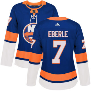 Women's New York Islanders #7 Jordan Eberle Royal Blue Home Authentic Stitched NHL Jersey
