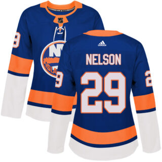 Women's New York Islanders #29 Brock Nelson Royal Blue Home Authentic Stitched NHL Jersey