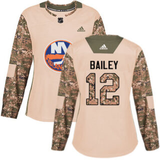 Women's New York Islanders #12 Josh Bailey Camo Authentic 2017 Veterans Day Stitched NHL Jersey