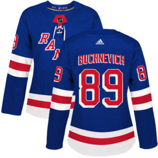 Women's New York Rangers #89 Pavel Buchnevich Royal Blue Home Authentic Stitched NHL Jersey