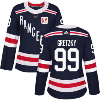 Women's New York Rangers #99 Wayne Gretzky Navy Blue Authentic 2018 Winter Classic Stitched NHL Jersey
