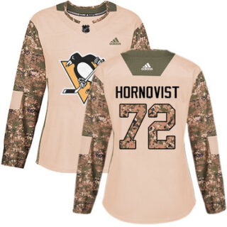 Women's Pittsburgh Penguins #72 Patric Hornqvist Camo Authentic 2017 Veterans Day Stitched NHL Jersey