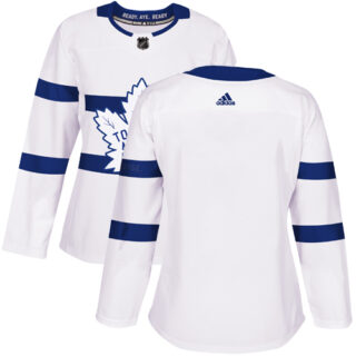 Women's Toronto Maple Leafs Blank White Authentic 2018 Stadium Series Stitched NHL Jersey