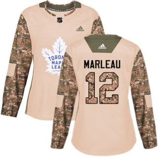 Women's Toronto Maple Leafs #12 Patrick Marleau Camo Authentic 2017 Veterans Day Stitched NHL Jersey