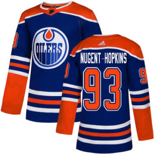 Youth Edmonton Oilers #93 Ryan Nugent-Hopkins Royal Blue NHL Alternate Jersey