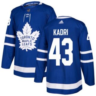 Youth Toronto Maple Leafs #43 Nazem Kadri Blue Home Authentic Stitched NHL Jersey