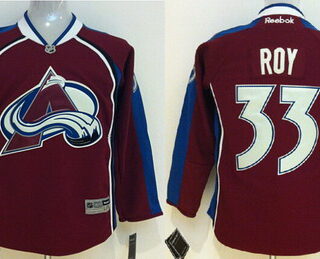 Colorado Avalanche #33 Patrick Roy Red Youth Jersey