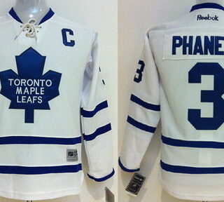 Youth Toronto Maple Leafs #3 Dion Phaneuf White Jersey