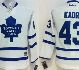 Youth Toronto Maple Leafs #43 Nazem Kadri White Jersey