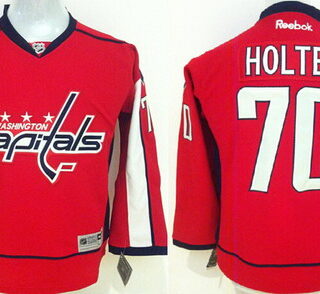 Youth Washington Capitals #70 Braden Holtby 2015 Red Jersey