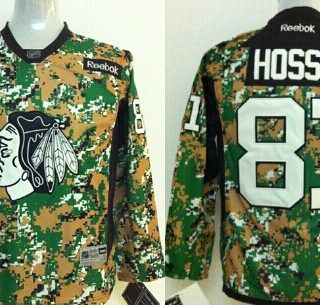 Youth Chicago Blackhawks #81 Marian Hossa 2014 Camo Jersey