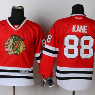 Youth Chicago Blackhawks #88 Patrick Kane Red Jersey