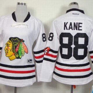 Women's Chicago Blackhawks #88 Patrick Kane 2015 Winter Classic White Jersey
