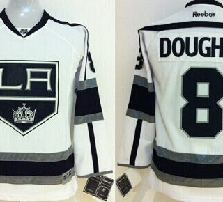 Youth Los Angeles Kings #8 Drew Doughty White Jersey