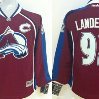 Colorado Avalanche #92 Gabriel Landeskog Red Youth Jersey