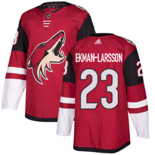 Youth Arizona Coyotes #23 Oliver Ekman-Larsson Maroon Home Authentic Stitched NHL Jersey