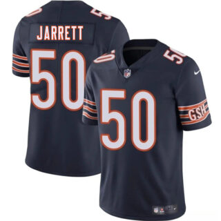 Men's Chicago Bears #50 Grady Jarrett Navy 2025 Vapor Stitched Football Jersey