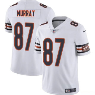 Men's Chicago Bears #87 Jordan Murray White 2025 Vapor Stitched Football Jersey