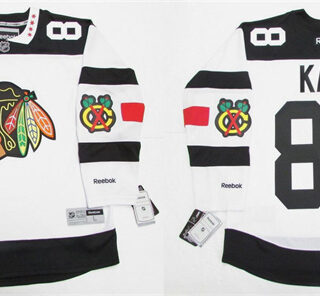 Men's Chicago Blackhawks #88 Patrick Kane White 2016 Stitched Hockey Jersey
