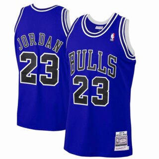 Men's Chicago Bulls #23 Michael Jordan Royal Stitched Basketball Jersey