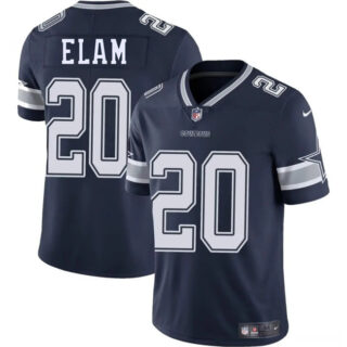 Men's Dallas Cowboys #20 Kaiir Elam Navy Blue 2025 Vapor Untouchable Limited Stitched Football Jersey