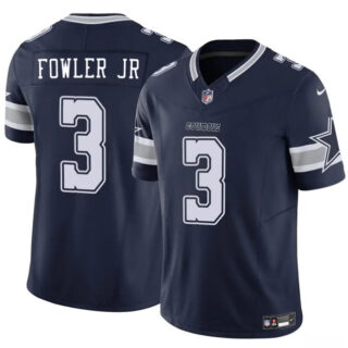 Men's Dallas Cowboys #3 Dante Fowler JR Navy 2025 F.U.S.E Vapor Untouchable Limited Stitched Football Jersey