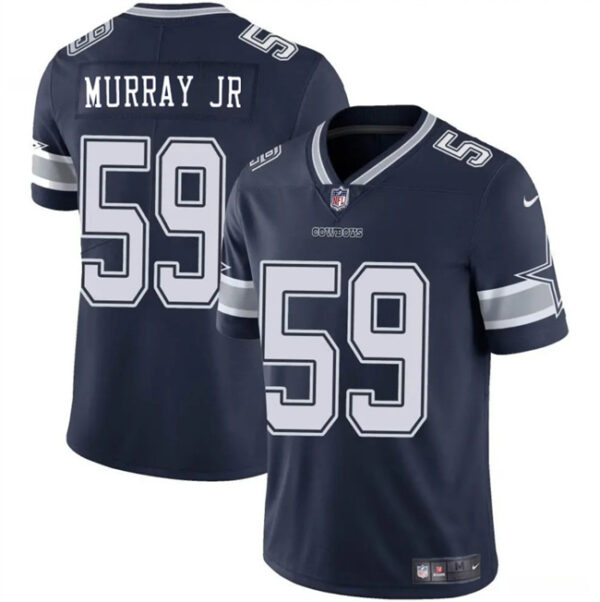 Men's Dallas Cowboys #59 Kenneth Murray JR Navy Blue 2025 Vapor Untouchable Limited Stitched Football Jersey